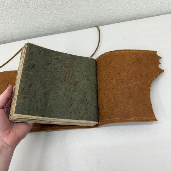 Minds Eye Journals Distinctive Handmade Designer Leather Jute Paper Notebook - Picture 2 of 8